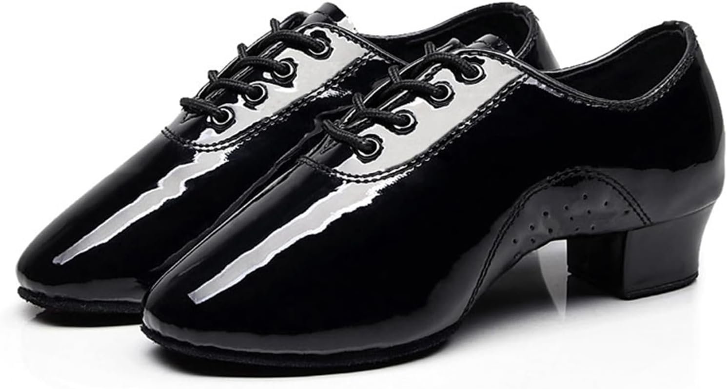 [GUREITOJP] 社交ダンス靴 ダンスシューズ 子供大人兼用 メンズ ラテンシューズ PU革 男女兼用 男性用 女性用 軽量