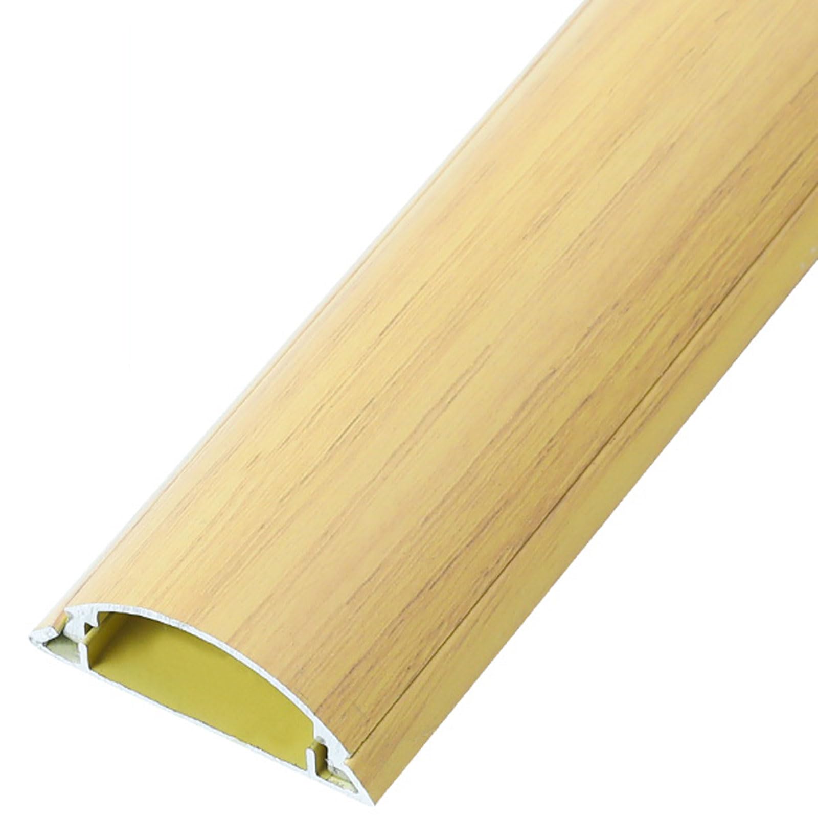 Zaciemniające kanały kablowe Aluminiowa osłona kabla, półokrągły otwarty przewód przewodowy, wielokolorowy, wiele rozmiarów, 2 szt