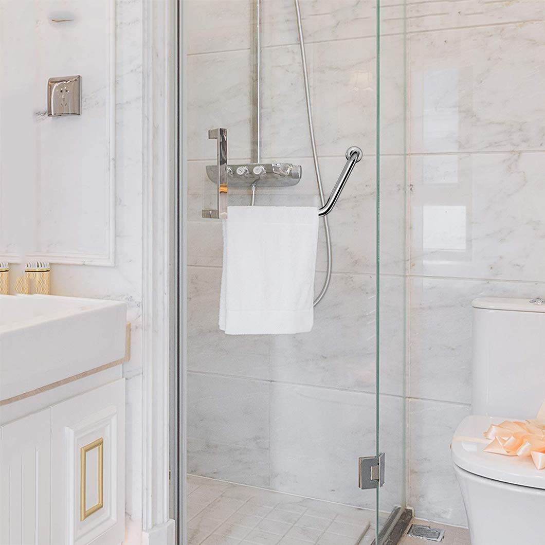 SYTH Minusválidos Asidero De Seguridad Barra Baño, Asidero Antideslizante para baño y Ducha,de Acero Inoxidable