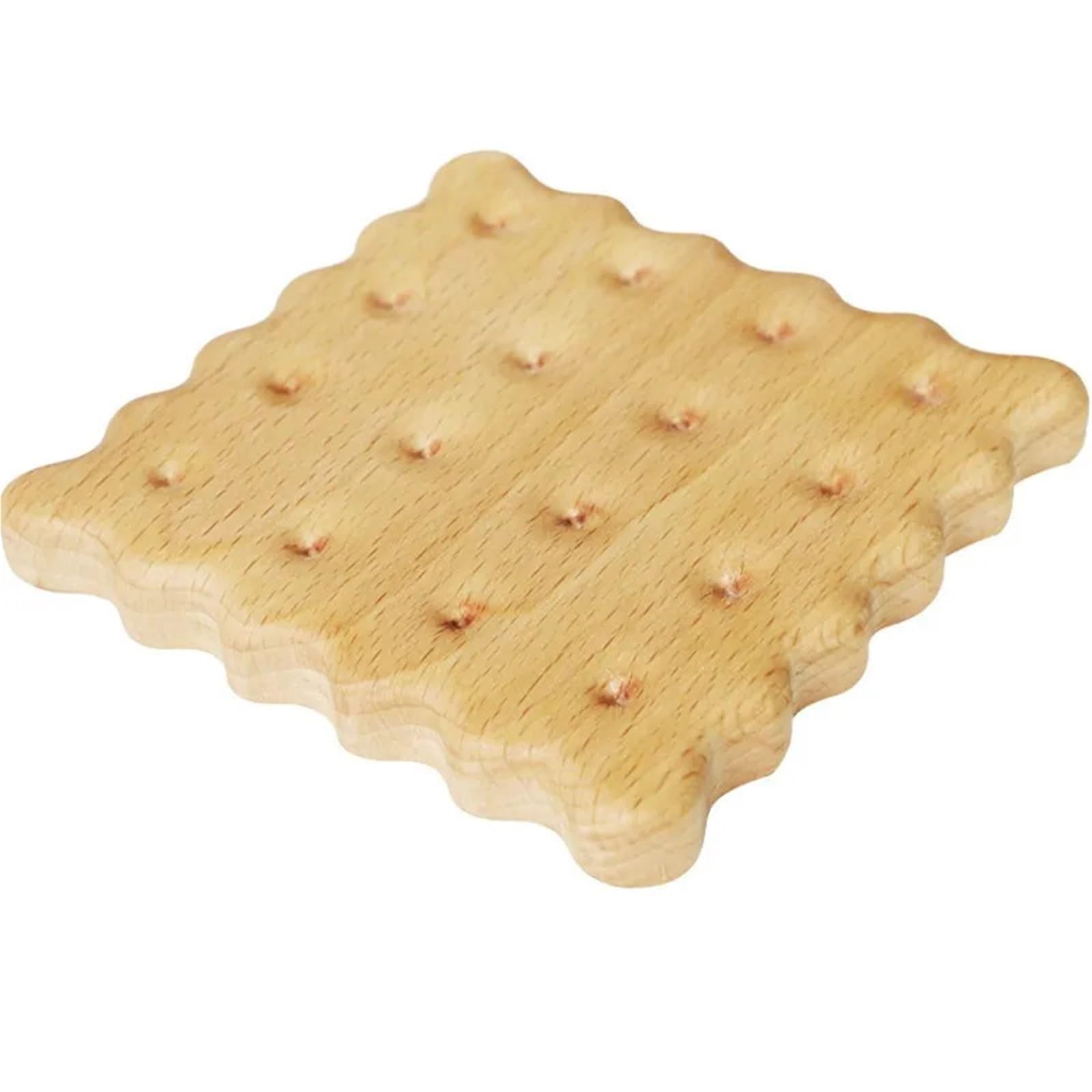sous-Verres décoratifs en Bois résistants à la Chaleur, 4 pièces, Tapis for Tasses de café et thé, Dessous Verre antidérapants for pour La Maison Le Café(Brown)