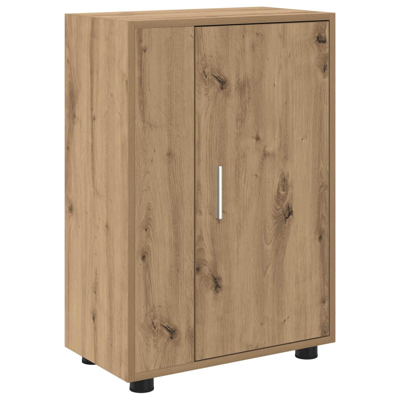 TV-Schrankset Wandmontiert 4-teilig, Artisan-Eiche Holzwerkstoff, Modernes Media Center für Wohnzimmer, Elegante Aufbewahrung, Robuster Fernsehschrank