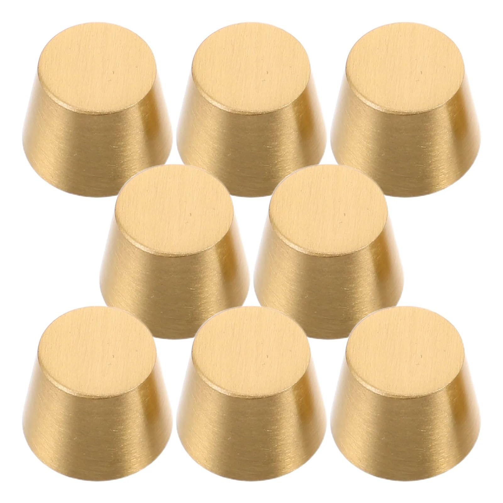 Brass Chopping Board Feet 8pcs Brass Cutting Board Feet Riser Furniture Replacement Part for Wooden Display Tray Jewelry Box Wood