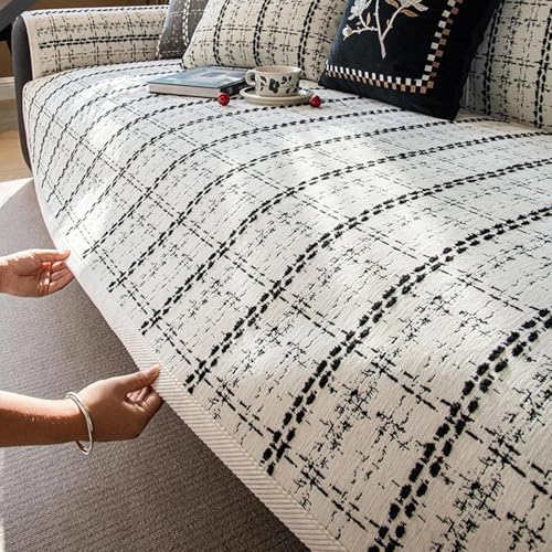 Housses de coussin de canapé sectionnel en chenille 3 places