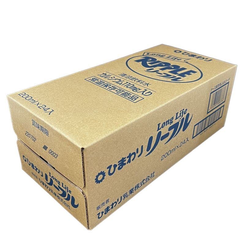 Amazon.co.jp: ひまわり乳業 ロングライフリープル (200ml×24本