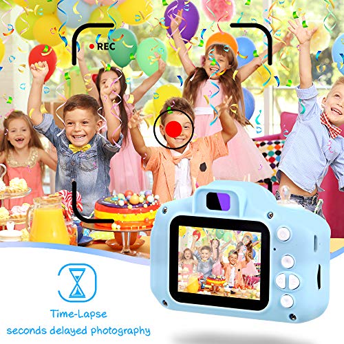 Nine Cube Kids Toys Camera For 3-7 Year Old Boys Girls, Mini Kids Digital Camera,Toddler Video Recorder 2 Inch Children Camera Birthday Gifts For 3 4 5 6 7 Year Old Kids (32G Sd Card) #TOP4