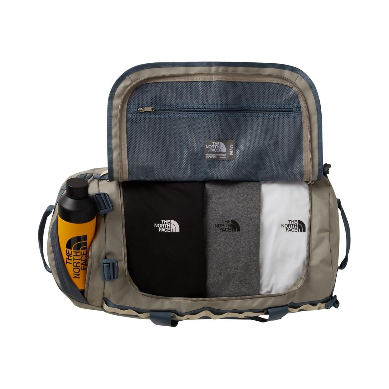 The North Face Unisex Base Camp Duffel - M Stone Slab/Granite Grey One Size