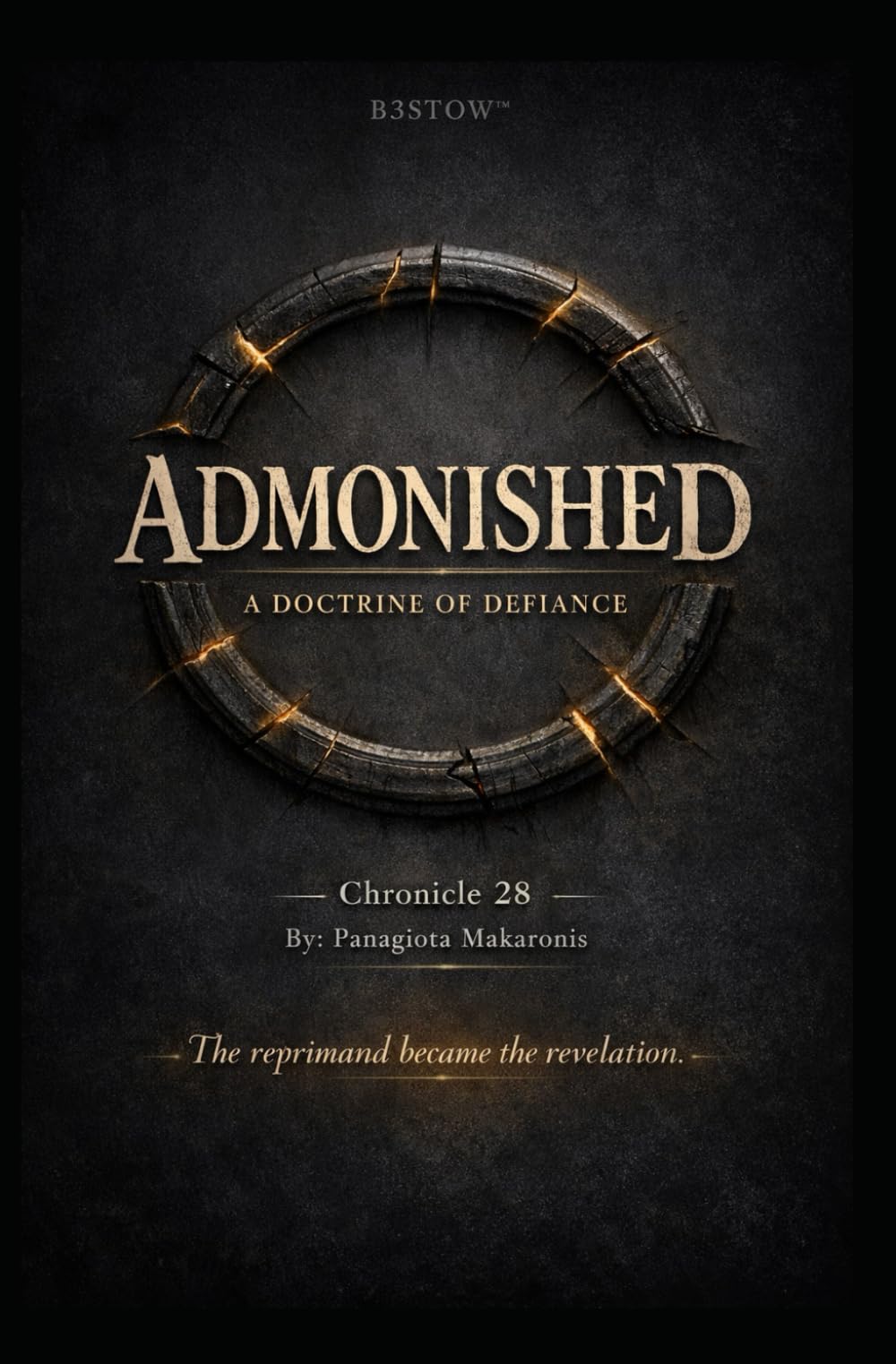 B3STOW™ Admonished; A Doctrine of Defiance: Chronicle 28 (The Theatrical Melodia of my Life Chronicle 1)