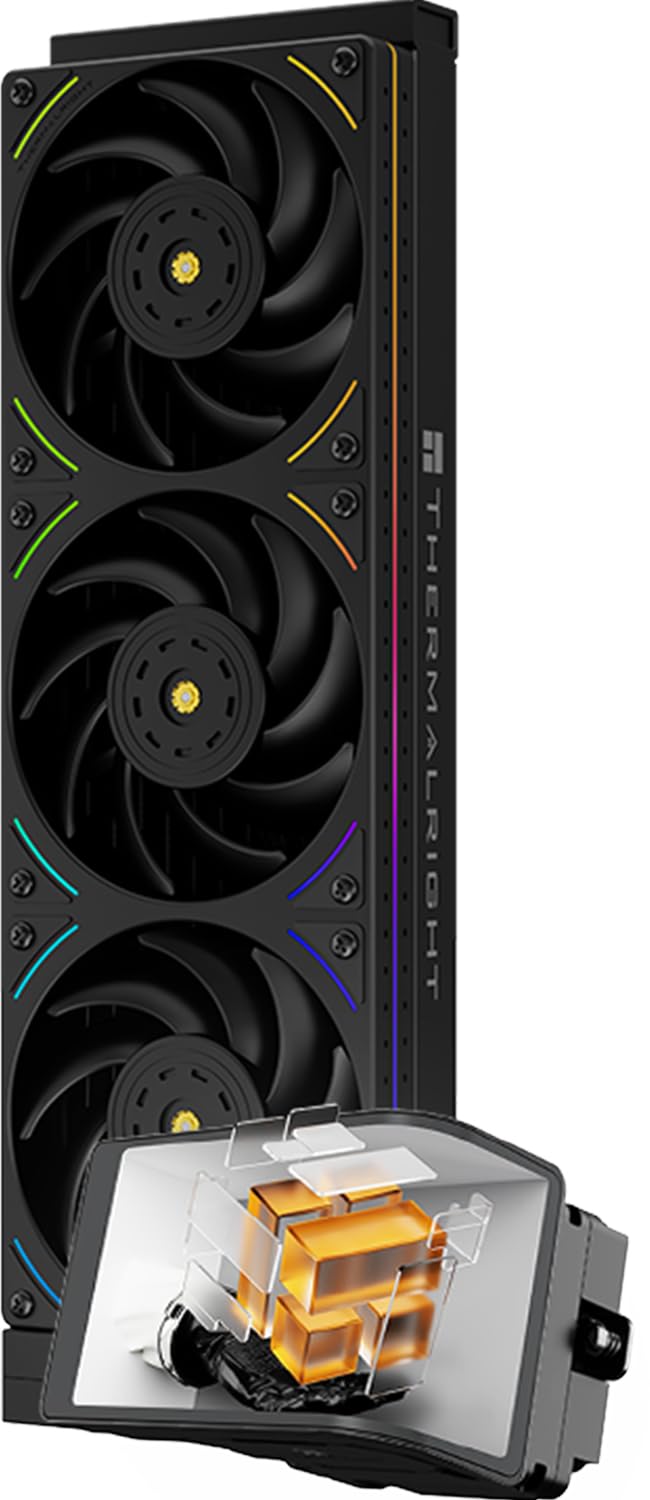 PC用ファン・クーラー Thermalright WONDER VISION 360 BLACK Thermalright Wonder Vision 360 UB ARGB Black CPU AIO Liquid