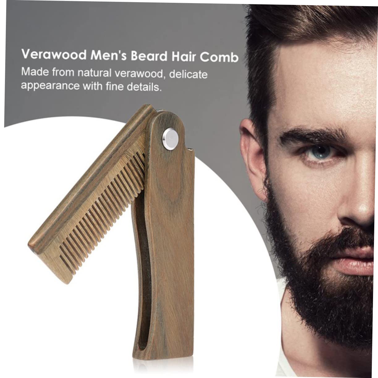 MAGICLULU 3 Pettini in Legno Per Barba Da Uomo Pettine Per Lo Styling Pettine Per Strumenti Per La Della Barba
