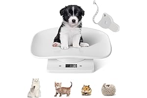 Digital Small Pet Scale for Precise Weighing of Puppies, Kittens, Rabbits