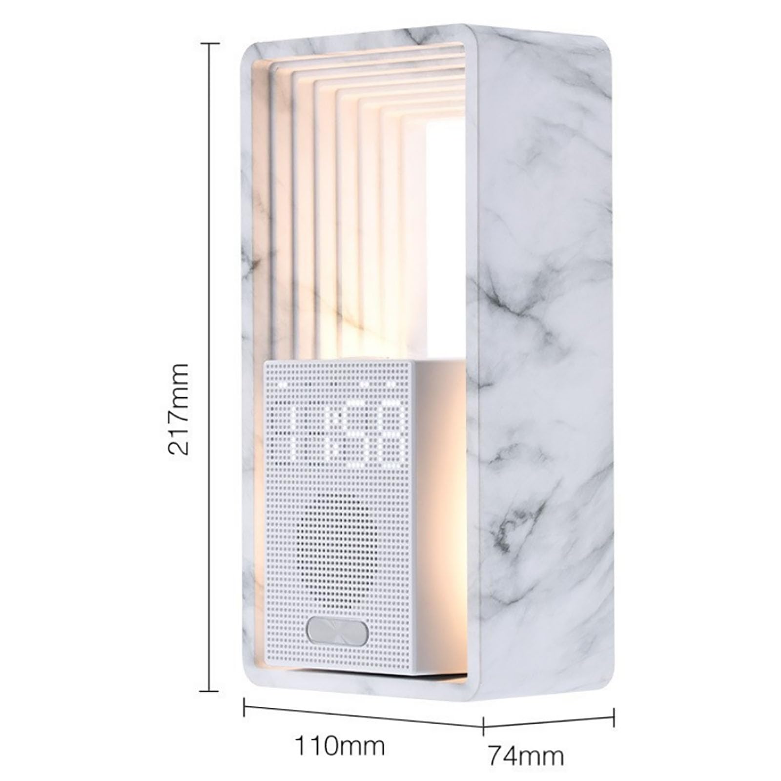 Sonnenaufgangswecker mit Nachtlicht, Dimmbares Display, Einschlafhilfe-Töne, automatische Abschaltung, USB-Ladeanschluss, ideal für zu Hause oder auf Reisen