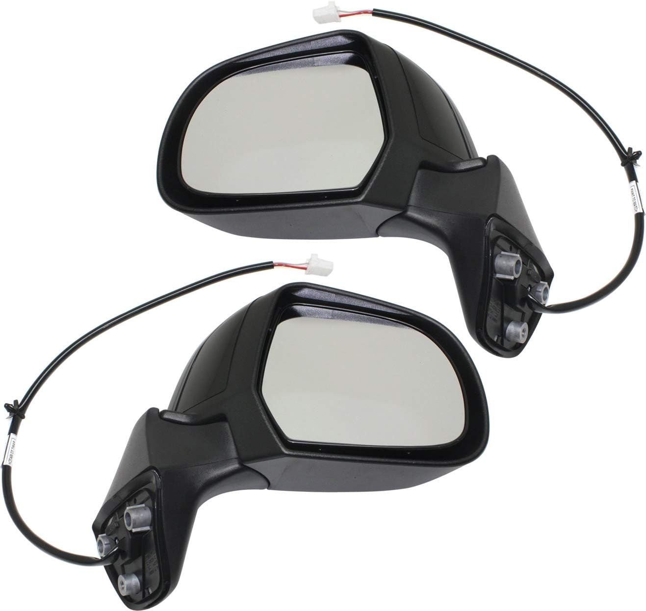 Kool Vue Driver & Passenger Power Paintable Side Mirrors for Nissan Versa Note (2014–2019)