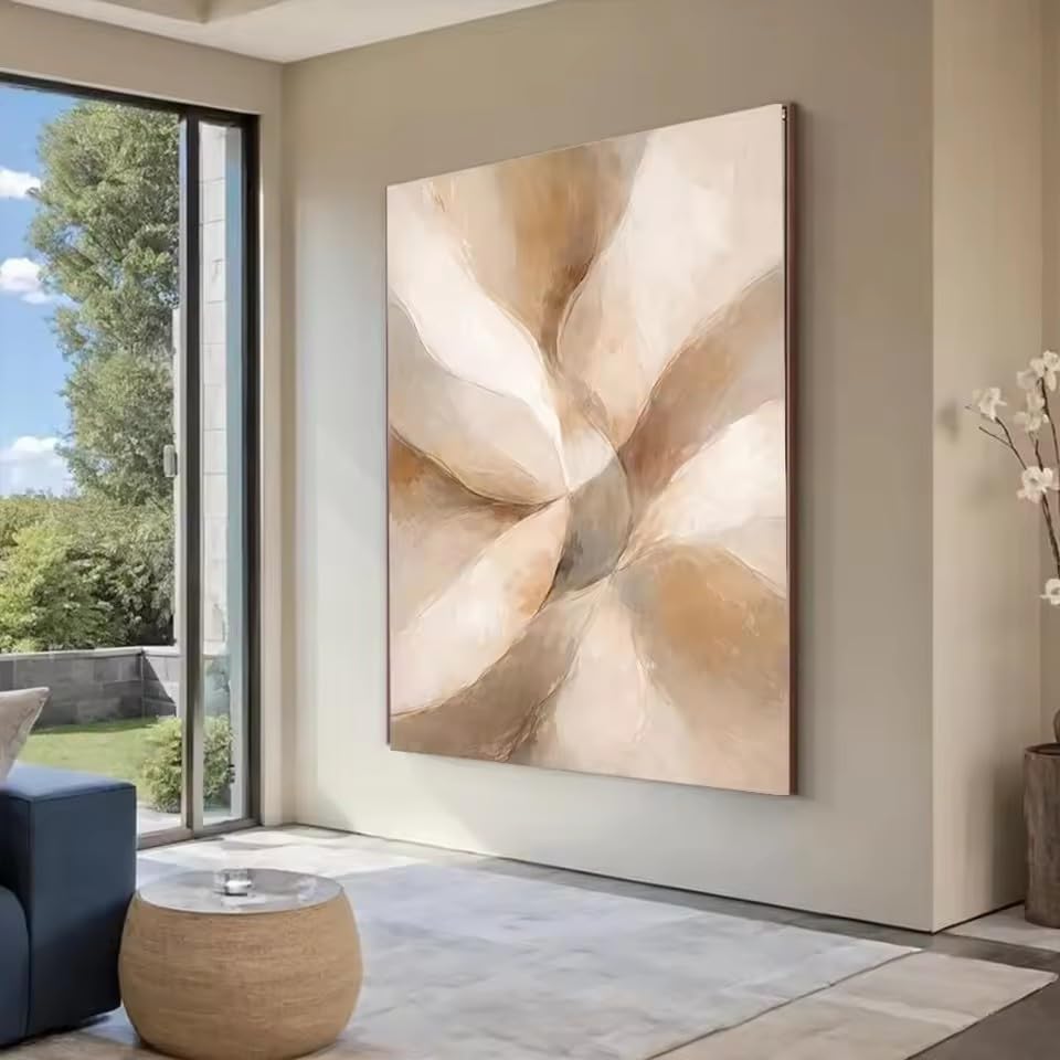 Peinture abstraite sur toile aquarelle murale décoration salon affiche 60x90cm