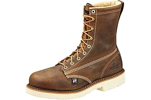 Thoroughgood Men's American Heritage 8" Moc Toe, MAXWear 90 Safety Toe Boot