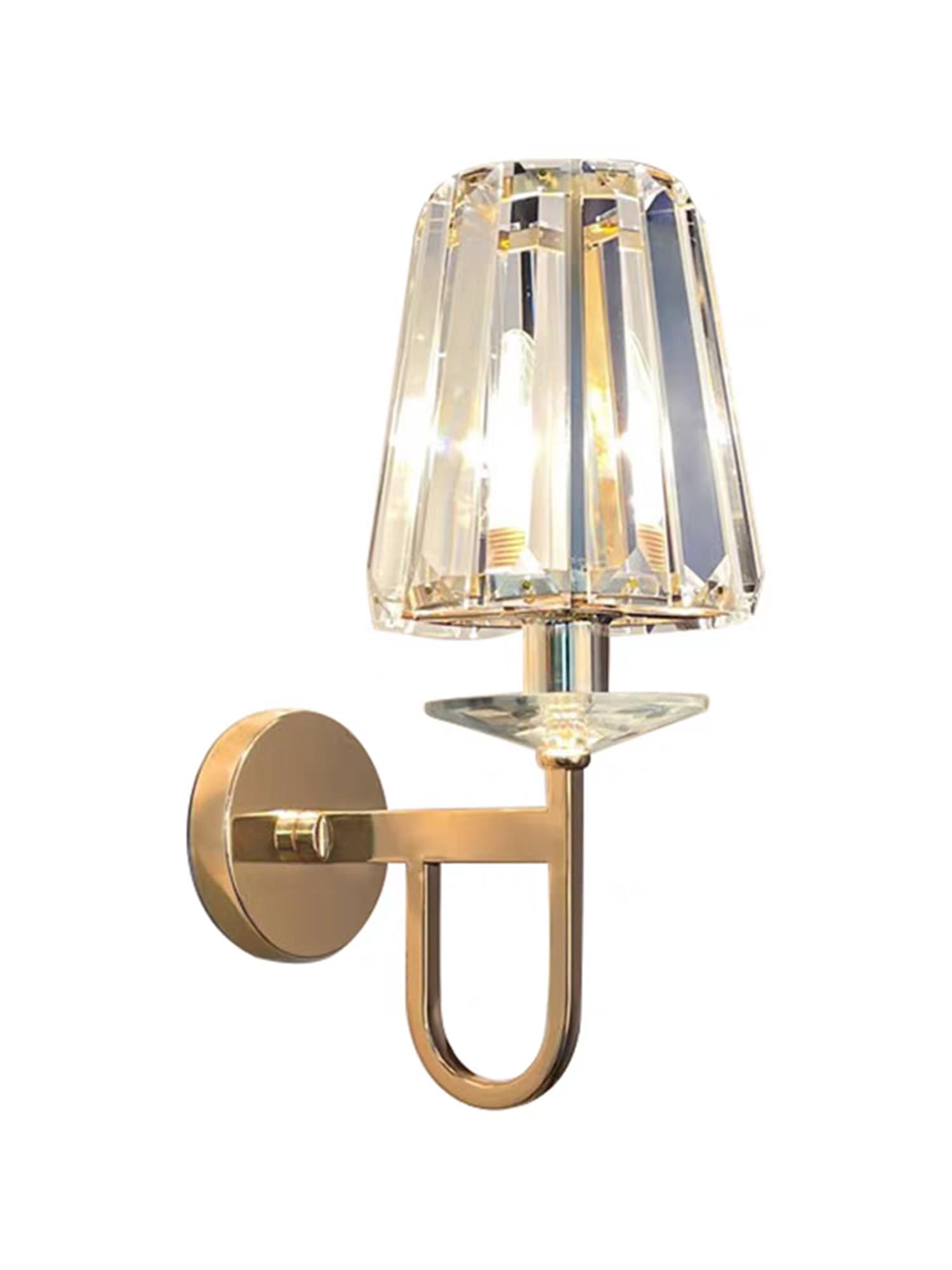 Lámparas de Pared LED Ahorro energía Eficiente Luz nocturna Moderno Simple Originalidad Estilo Retro Estilo Aplicable Dormitorio Sala estar Sofá Corredores Estudio Interior-Cristal trapezoidal