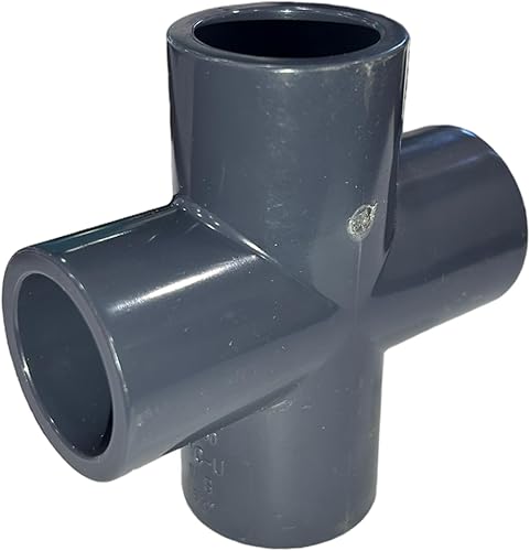 Miniatura 3 de ERA, Schedule 80 PVC, Cross Fitting, Serie 820, Conexión de enchufe (1")