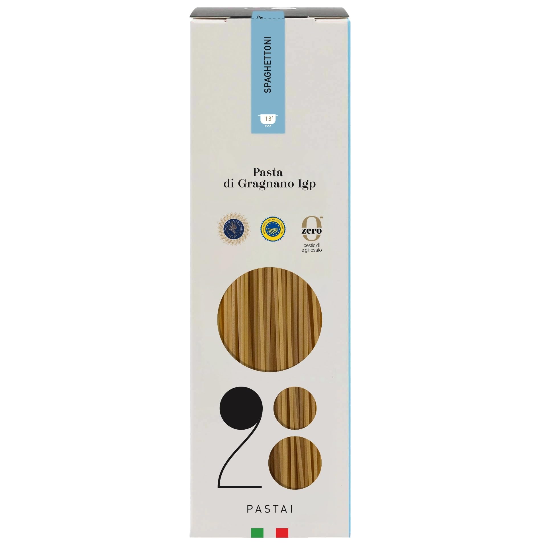 28 Pastai Novità Kit Dispensa "Tradizione" - Pasta di Gragnano IGP - Gift Box - Pasta artigianale di Grano 100% italiano - Trafilata al bronzo - Eccellenza Campana - Box 10 conf da 500 g formati misti