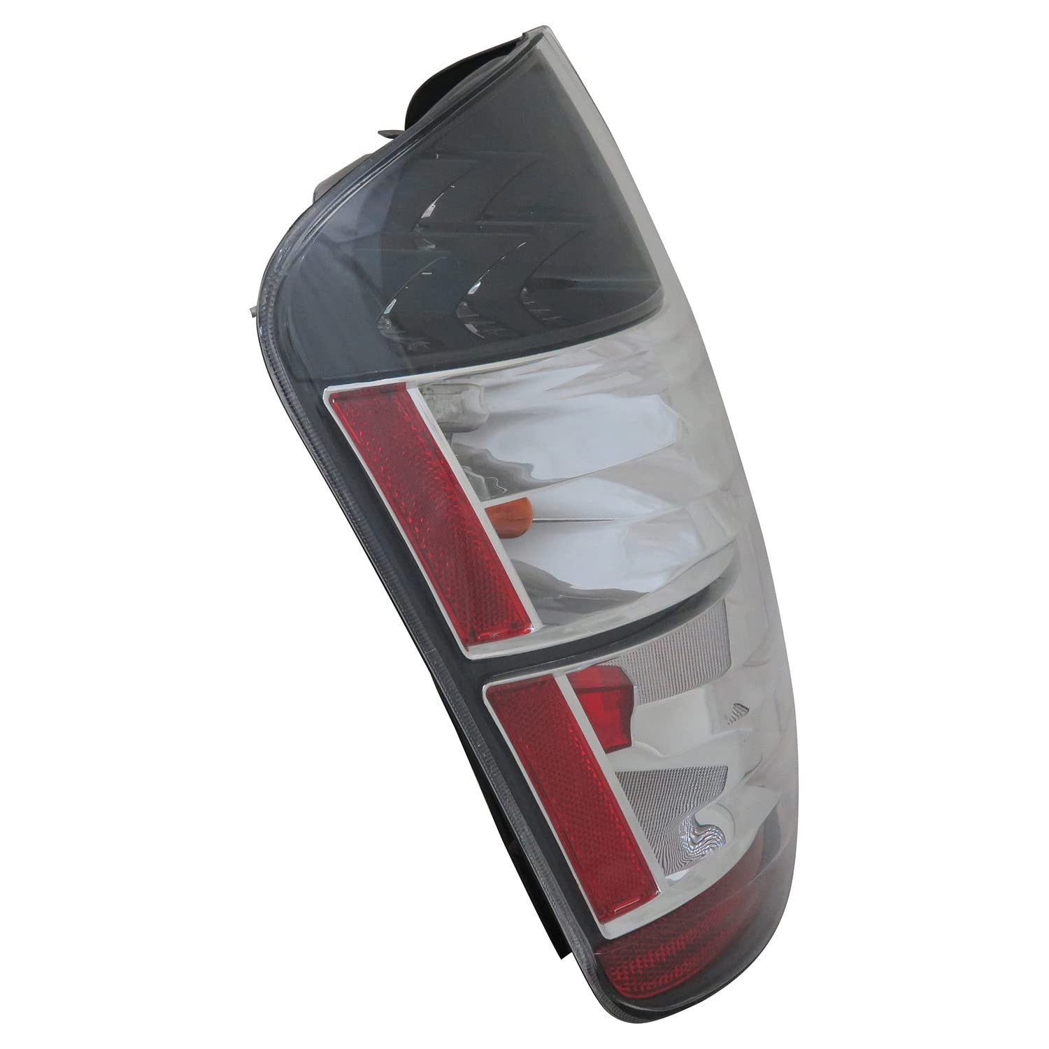 OEMASSIVE Passenger Right Side Tail Light For 2004-2005 Toyota Prius – Clear Lens, Chrome Housing
