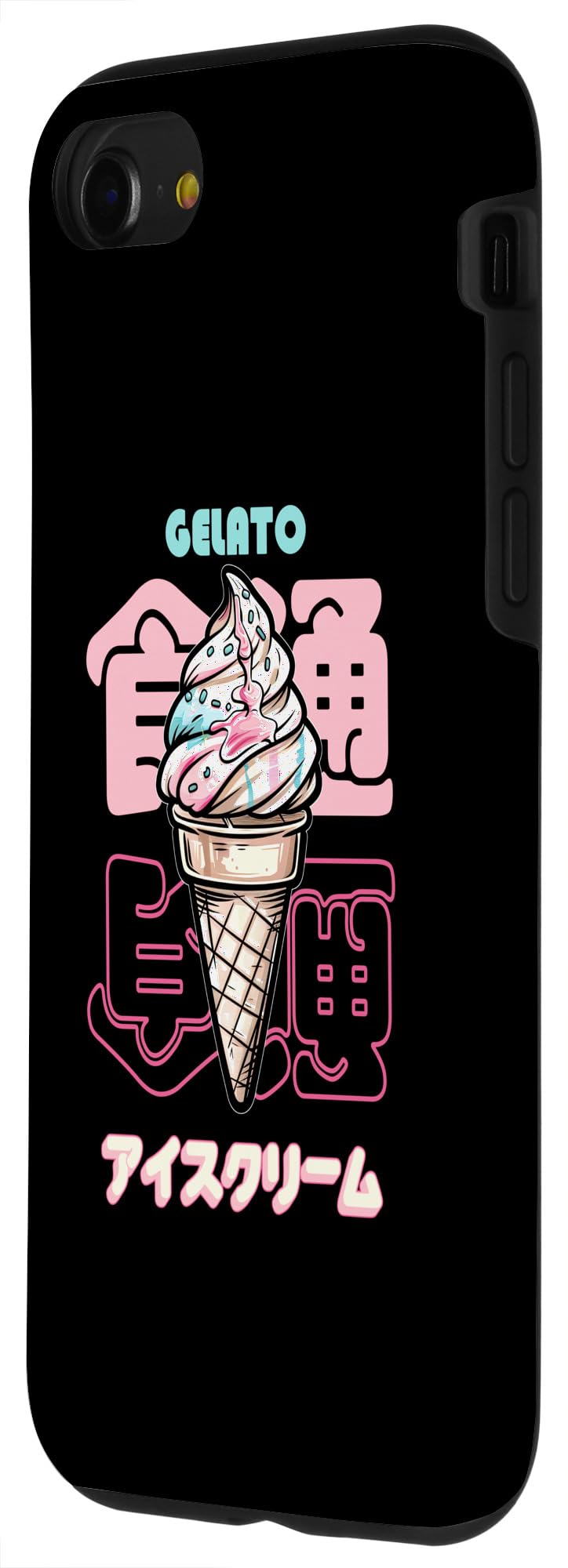 iPhone SE (2020) / 7 / 8 Gelato Japanese Streetwear Kanji Aesthetic Ice Cream Lover Case - Image 2