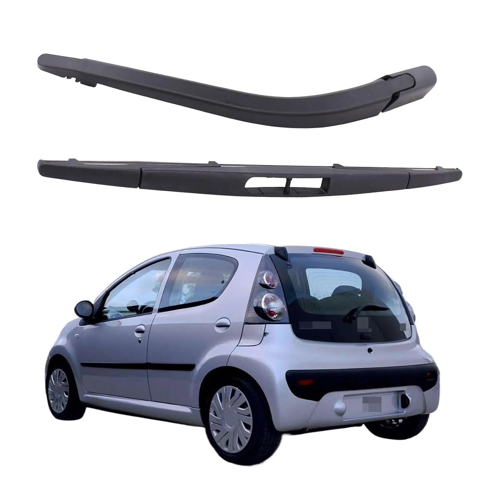 Escobillas limpiaparabrisas para Todas Las Estaciones para Citroën C1 MK1 (2005-2014). Incluye limpiaparabrisas Trasero y lavaparabrisas. Accesorios para Coche.