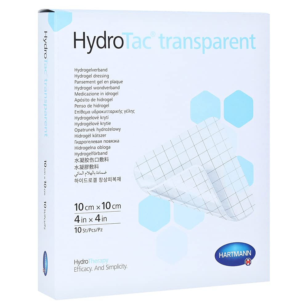 HYDROTAC transparent Hydrogelverb.10x10 cm 10 Stück