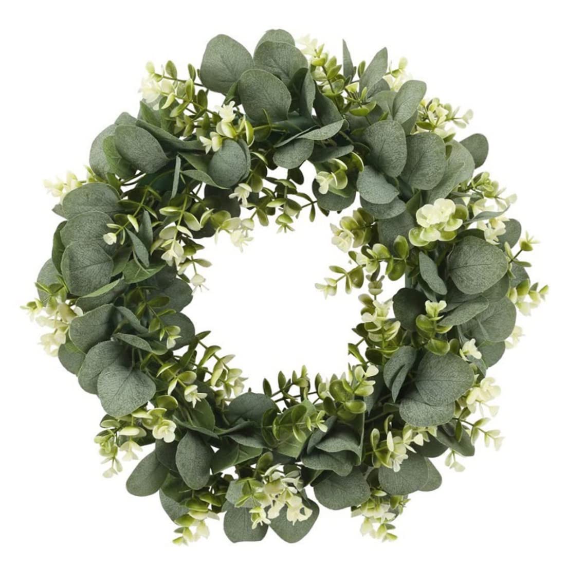 Couronne de porte d'entrée en eucalyptus pour un accueil chaleureux