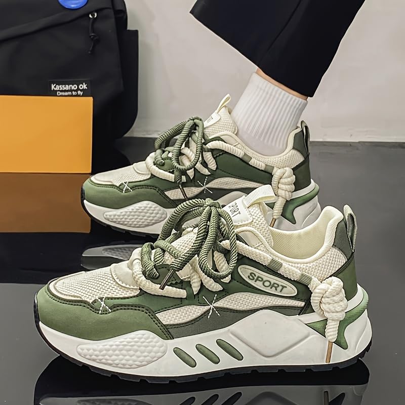 Men's Fashion Sneakers Low Top Lace Up Sneakers, for Outdoor Walking Traveling4