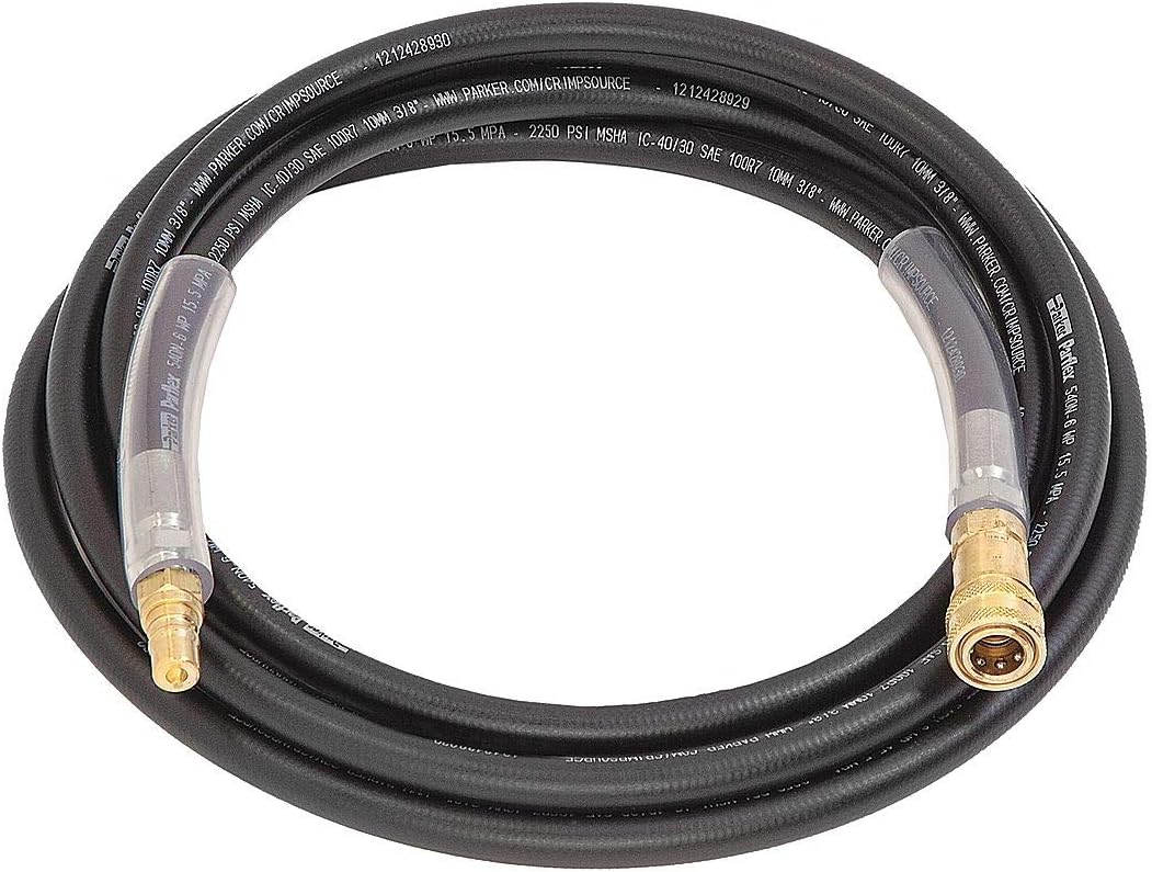 Vacuum Solution Hose, 3/8 In x 15 ft