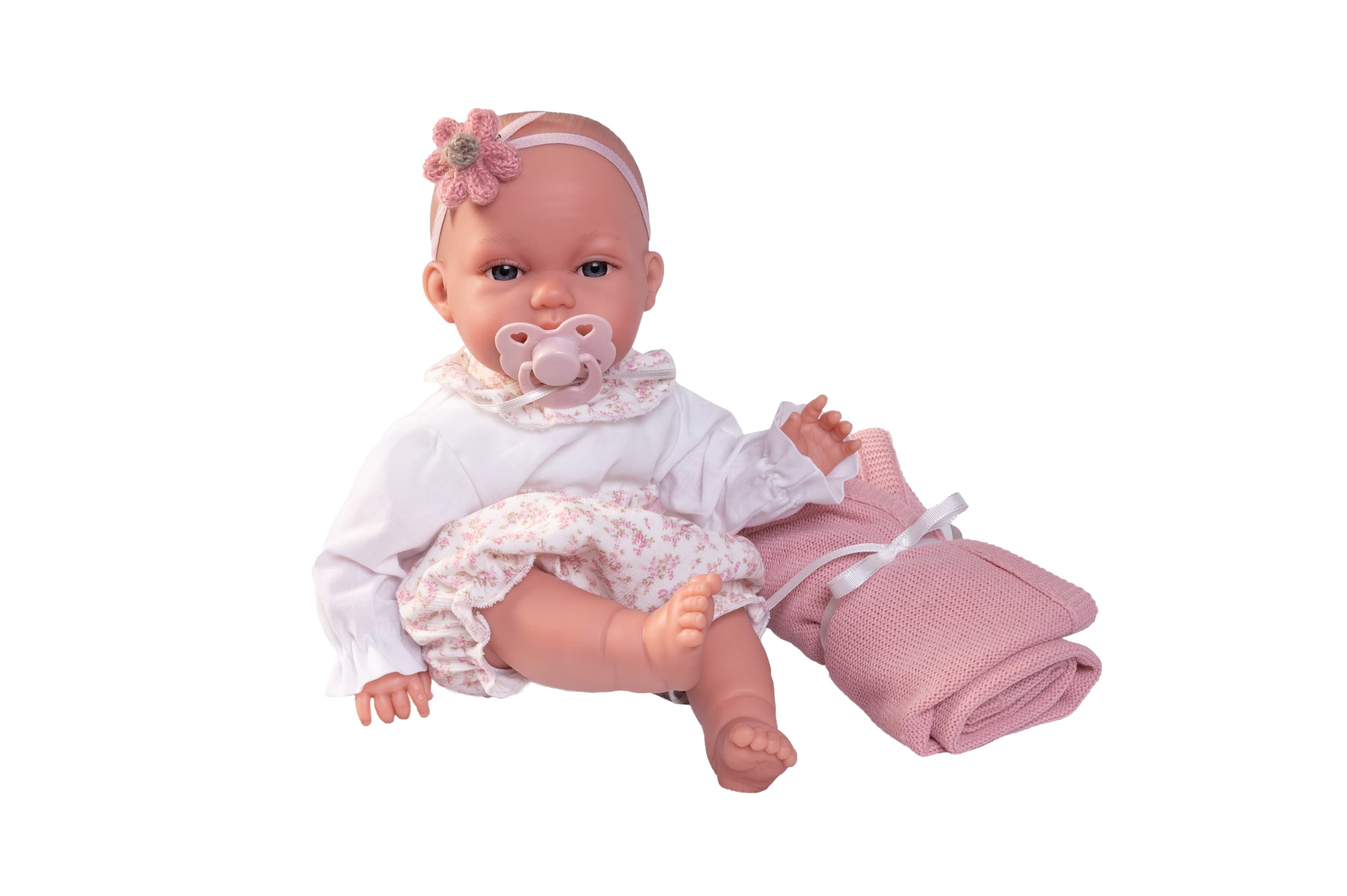 Lalki Antonio Juan - Noworodek Baby Toneta postawy z kocem
