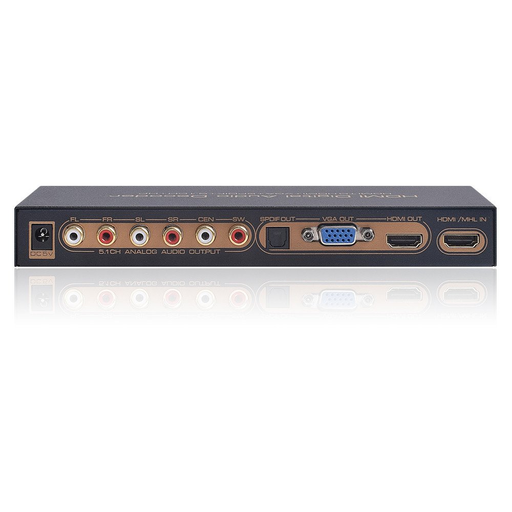 Amazon.co.jp: HDMI数字のオーディオのデコーダー，HDMI TO HDMI+VGA+