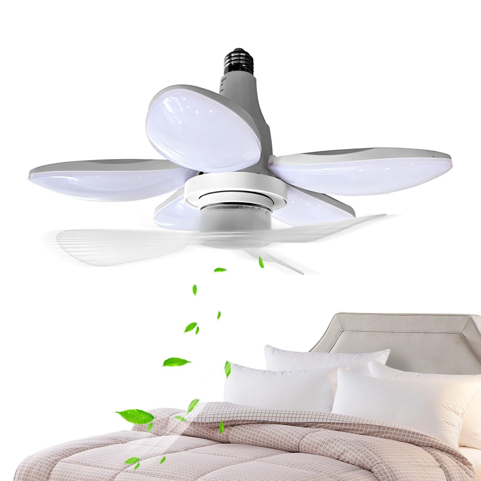 Lampa Wentylatorowa z pilotem 3-biegowy ściemnialny żyrandol