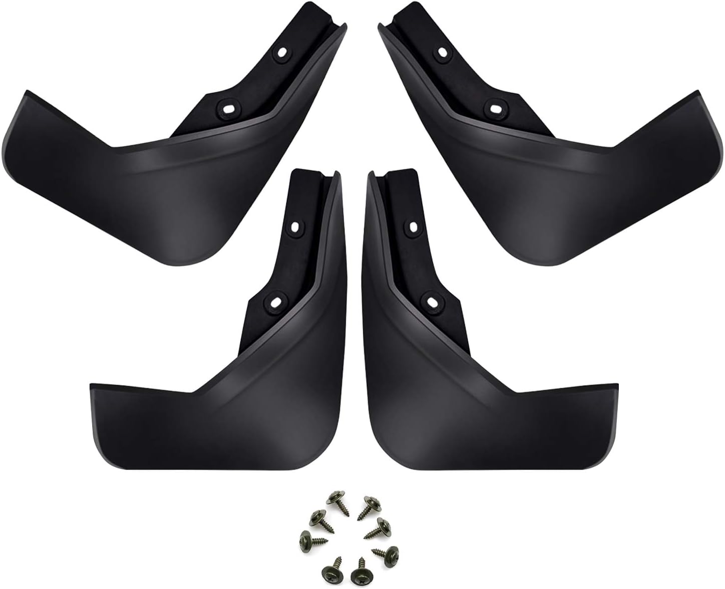 LFOTPP Mud Flaps for 2016-2020 T*oyota C-HR ZYX10 / NGX50 Splash Guards Mudflap Fender Mudguards Pack of 4 Black