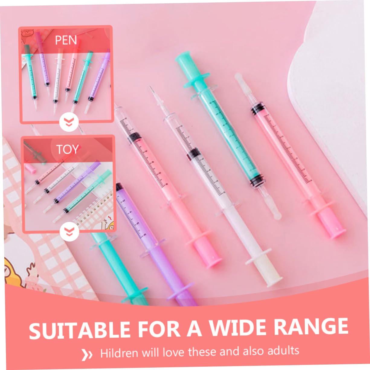 Uonlytech 2 Set Penne Gel Colorate Scrittura E Confortevole Per Scuola E Ufficio Materiale Premium Per E Creazioni 12 Pezzi*2