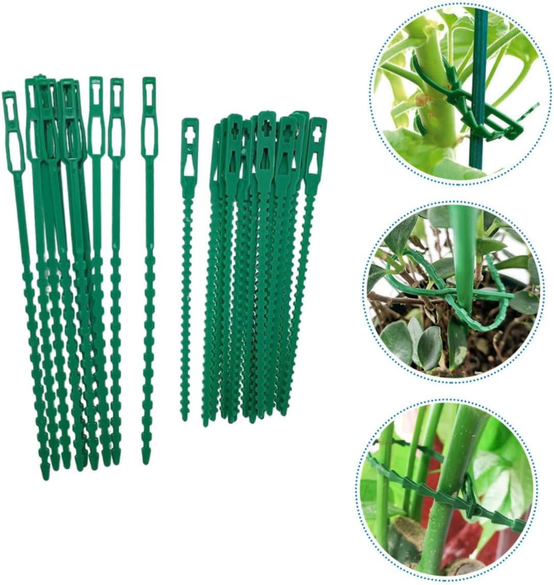 balacoo 200pcs Garden Plant Ties Flexible Twisted Ties for Outdoor Plants Material Lengths for Securing Vines Crafts Garden Support