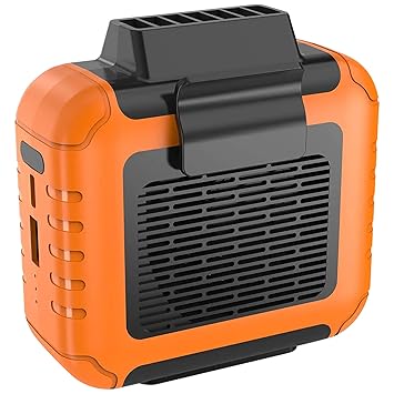 Rechargeable Battery Operated Personal Fan, Portable Waist Clip Fan, 6200 RPM Strong Airflow, Personal Air Conditioner for Work, Outdoor, Sports, Travel, Hiking, Tennis, Construction workers, 3 Speeds
