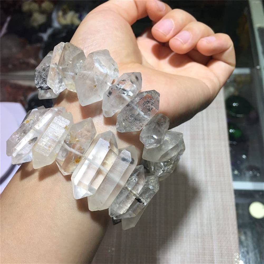 Regalo for la Familia Piedras Naturales y Herkimer Diamante Piedra en Bruto Cristales Cristal de Cuarzo Transparente Piedra de la Suerte Inicio Colecciones