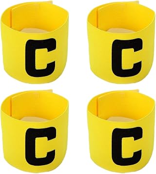 Football Soccer Elastic Captain Armband Basketball Adjustable Player Bands