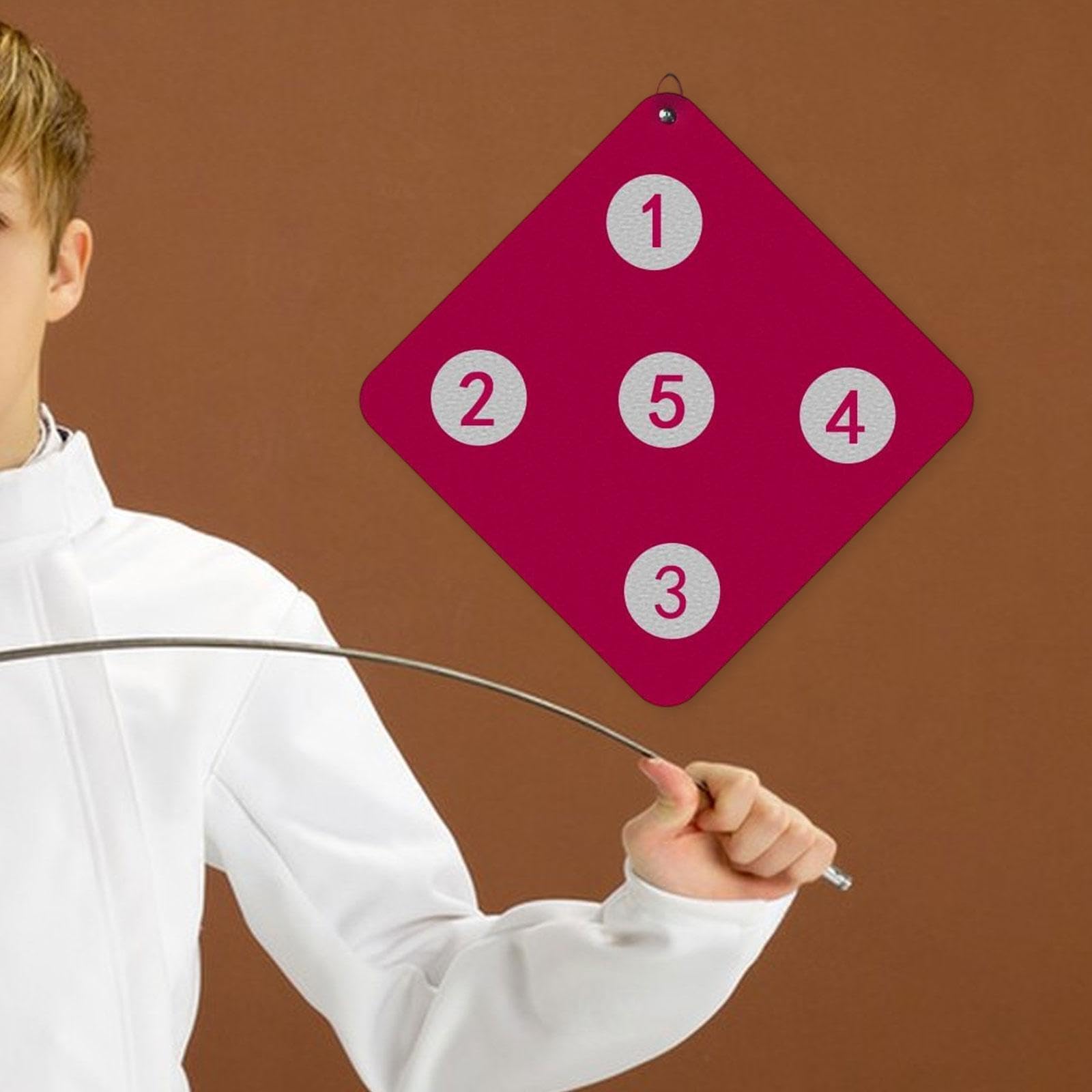 DYNWAVE Fencing Target Practice Board Easy to Install Portable Improving Accuracy and Skill for Fencers Fencing Gears Training Tool