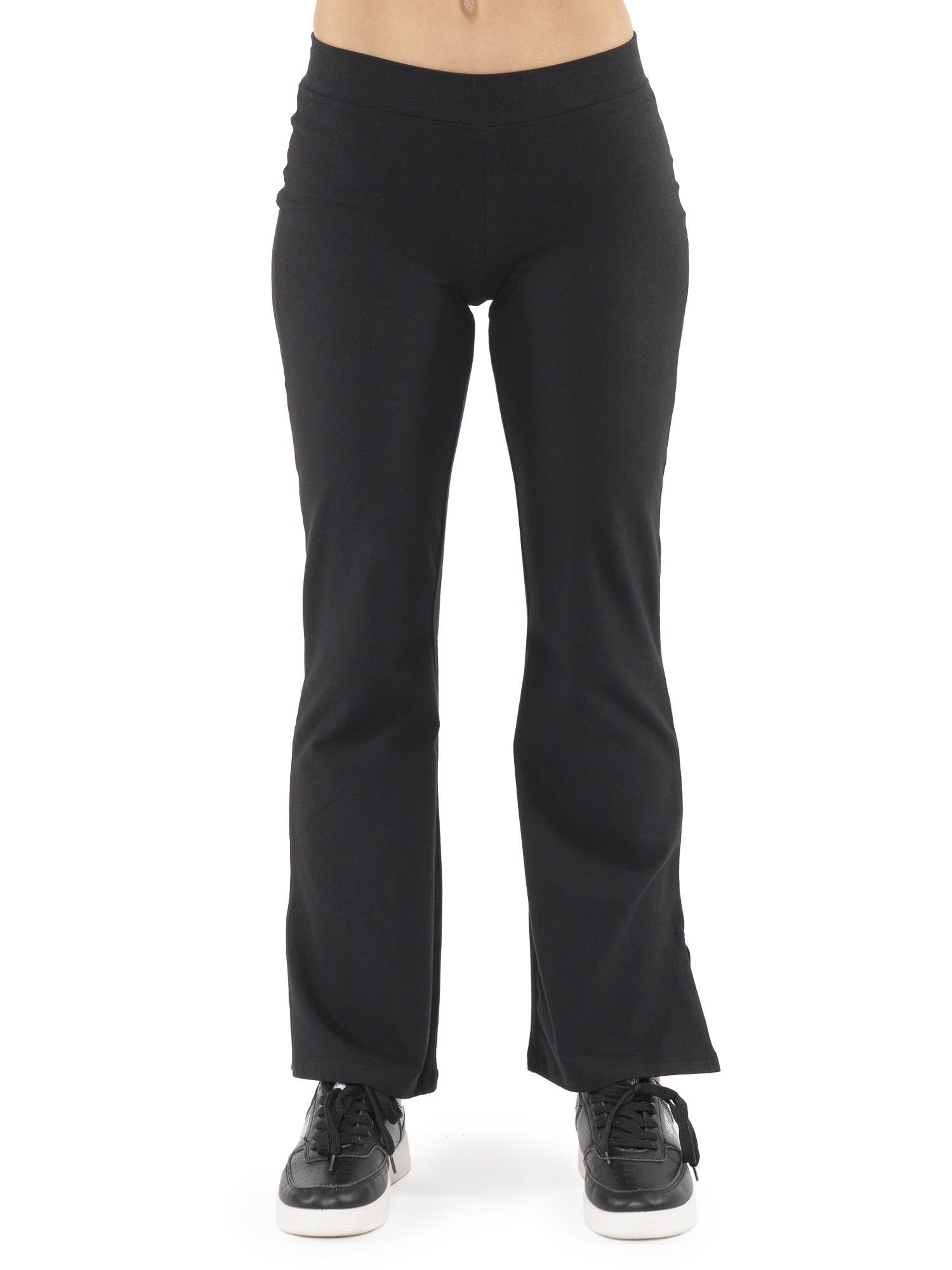 Leggings Leone 1947 de mujer en forma de pata de algodón negro 6