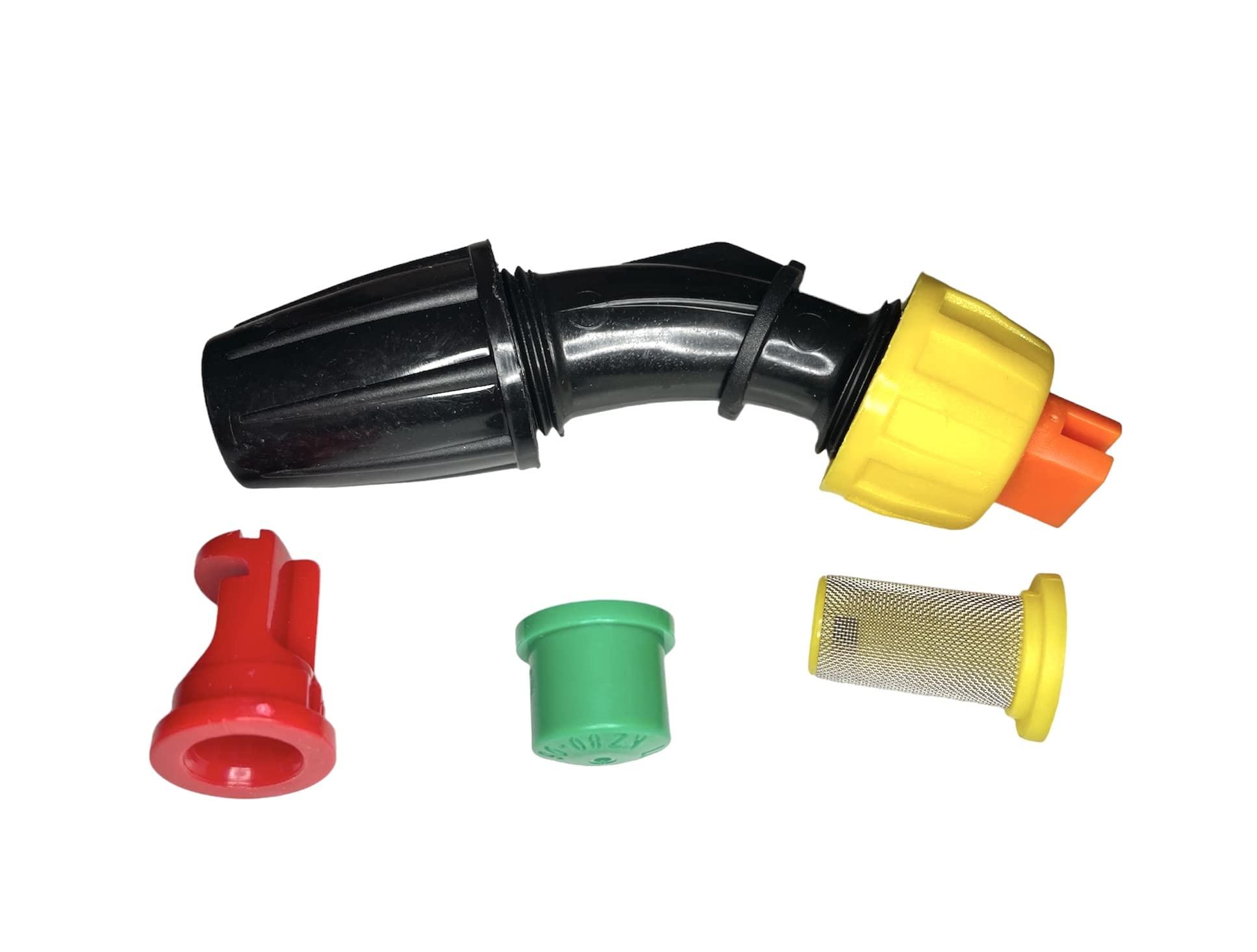Knapsack Sprayer Nozzle End Set Pack to Fit 10mm Lance, Includes Filter, Deflector, Flat Fan and Hollow Cone