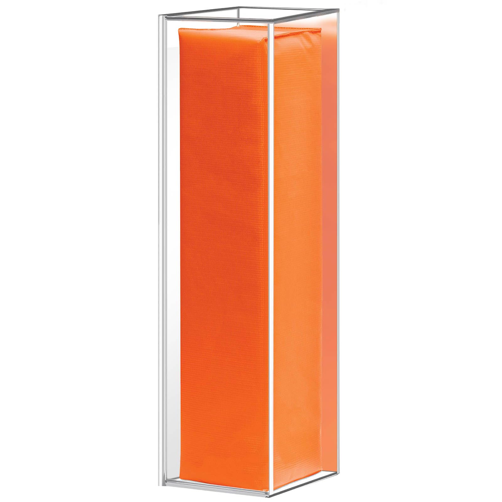 Clear Football End Zone Pylon Display Case with Mirrored, Acrylic Shadow Box for Football End Zone Pylon UV Protecting Game Day, 18.7