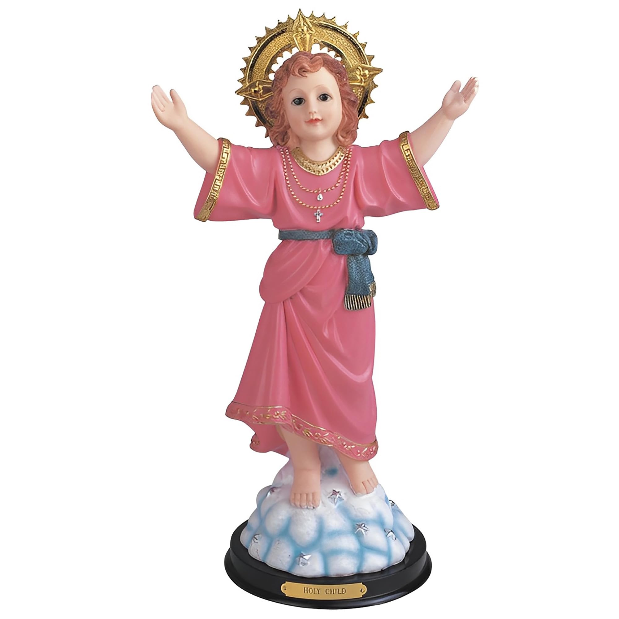 ICE ARMOR 16'' H Holy Child Santo Divino Nino Statue Divine Child Jesus Holy Figurine Religious Decoration, Multicolor, 78GSC316.03