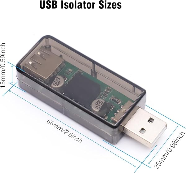 ADUM3160 USB Isolatore Module ADuM3160 USB to USB Isolator 2500V con protezione OC Supporta 12 Mbit/S, utilizzato per isolare Il Rumore nel di circuiti Adatto per il debug di Arduino - 5
