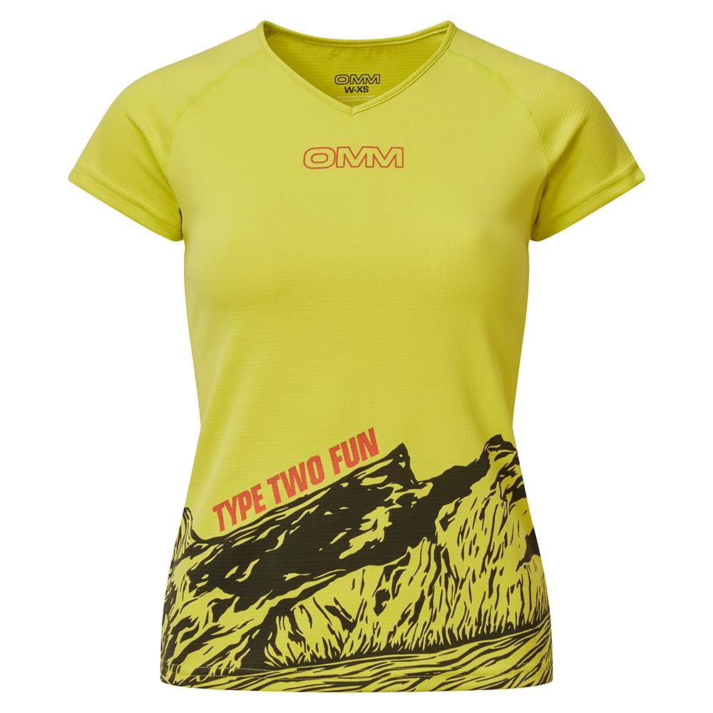 Omm Original Mountain Marathon Women's Yellow Omm Bearing Tee S/S (W) Mountain S