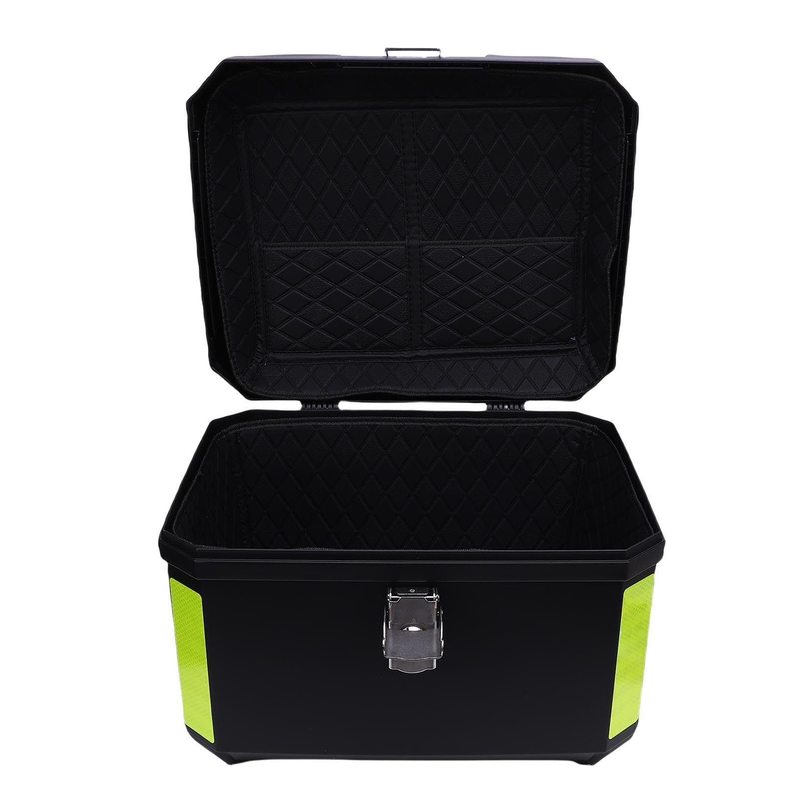 Boîte à Queue 47L avec Doublure en Cuir Abs Top Case Noir pour Véhicules électriques Scooters
