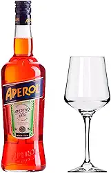 Kit Aperitivo Aperol 750ml + Taça de Vidro