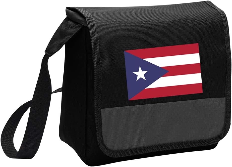 Puerto Rico Flag Lunch Bag Shoulder Puerto Rico Lunch Box