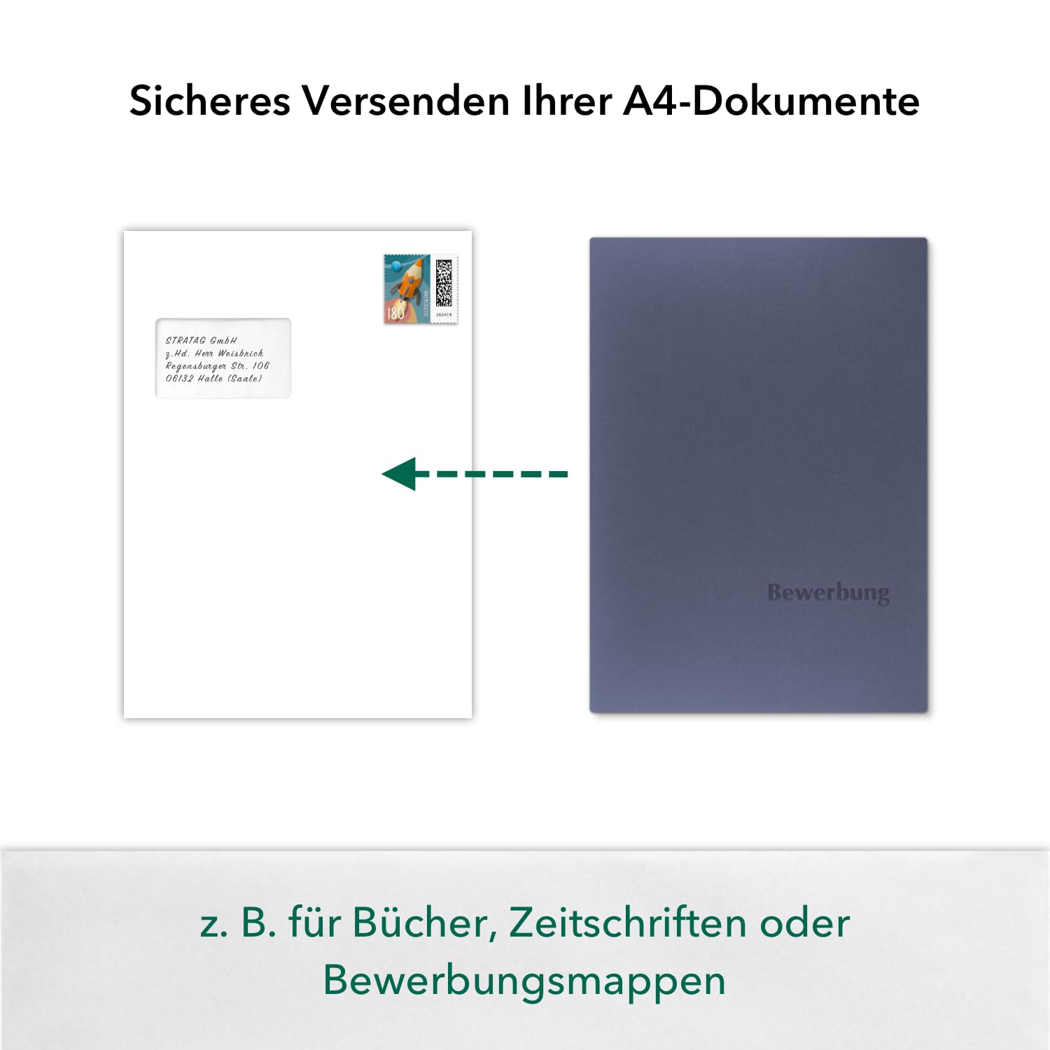 C4 Briefumschläge (22,9 x 32,4 cm) in Weiß, haftklebend mit Abdeckstreifen, mit praktischem Adress-Fenster, sehr stabile 100 g/m², ideal für Ihre Bewerbung und Korrespondenz (250 Stück)