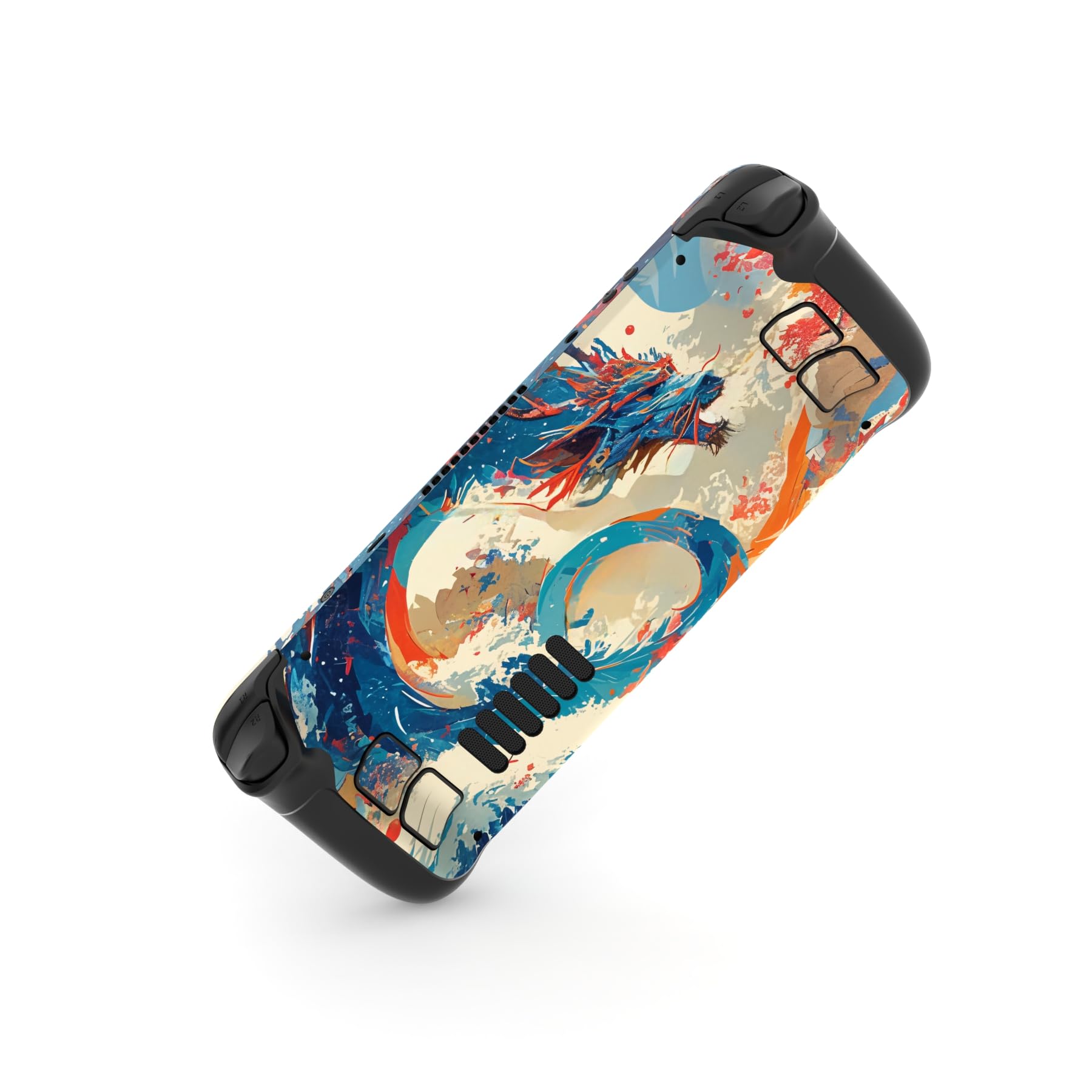 playvital Adesivo Skin per Steam Deck,Adesivi Decal Sticker Vinile Protettiva per Steam Deck OLED/LCD Console-Elisio del Drago
