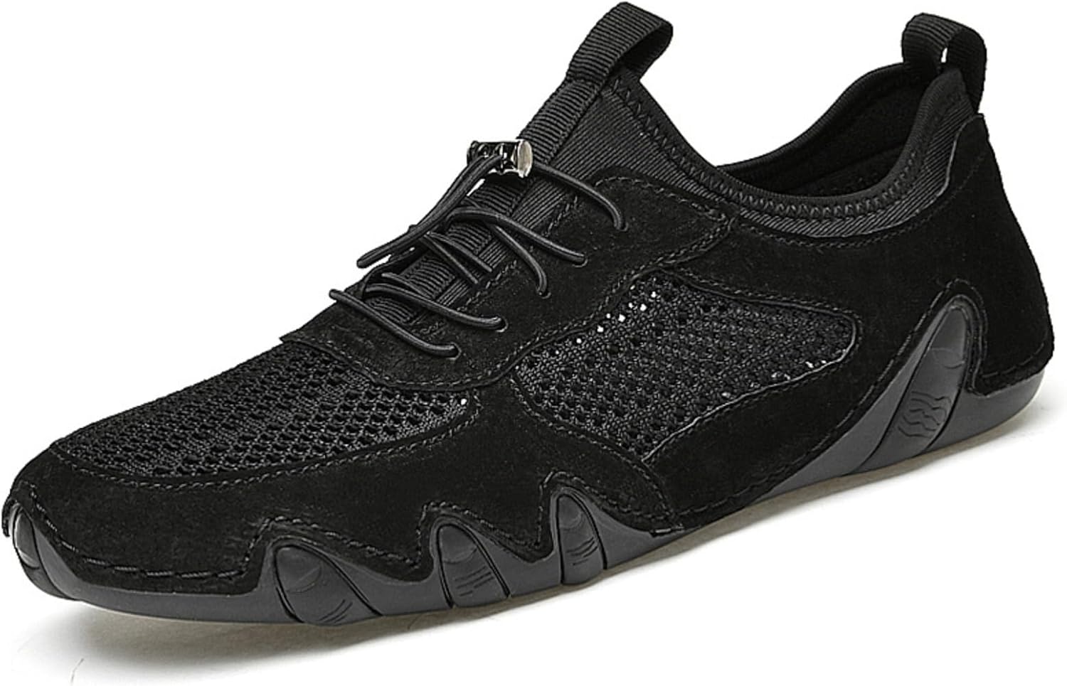 OJPO Driving Shoes for Men Breathable Mesh Men's Casual Shoes Slip On Fashion Comfortable Handmade